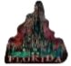 DISNEY Magic Kingdom Castle Cut Out Magnet