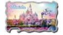 Castle and girl with baloons (Cutout shape)