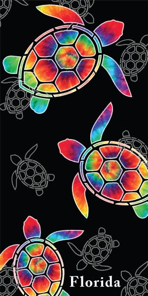 Turtle TIE Dye FL - (30x60)
