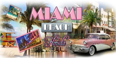 Miami Vice Beach - (30x60)