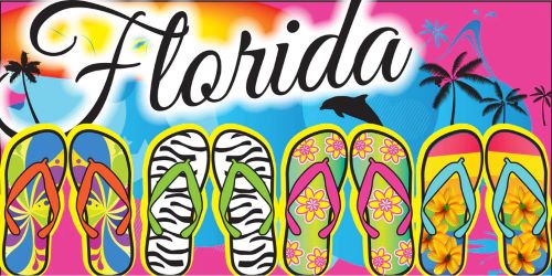 Fun FLIP FLOPS Florida - (30x60)