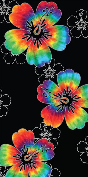 FLOWER Tie Dye - (30x60)