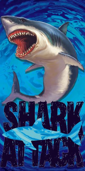 Shark Attack - (30x60)