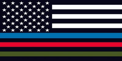 3 Stripes USA FLAG - (30x60)