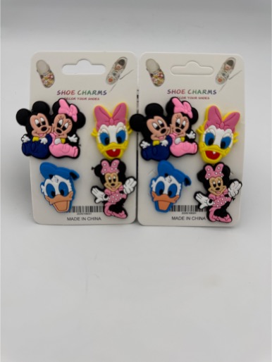 Croc Charms - DISNEY Babies  - 4 Per Card - 12 Cards - 48 Charms