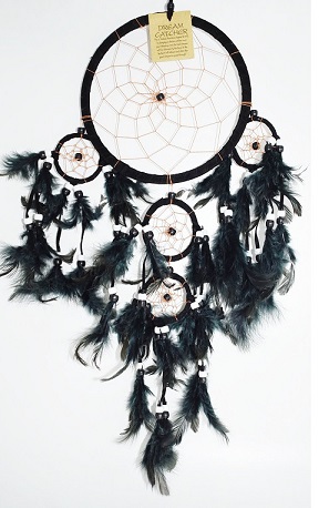 Medium Black DREAM CATCHERs