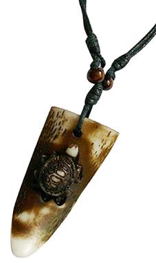 RESIN Horn Turtle  Pendant  Necklace