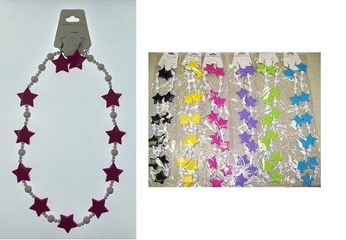 STAR PEndAnt NEcklAcE&EArring SEt