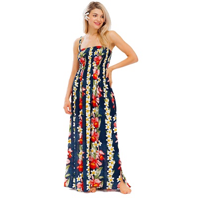 Womens Long Dress With FLOWERS