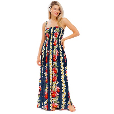 Womens Long DRESS With Flowers