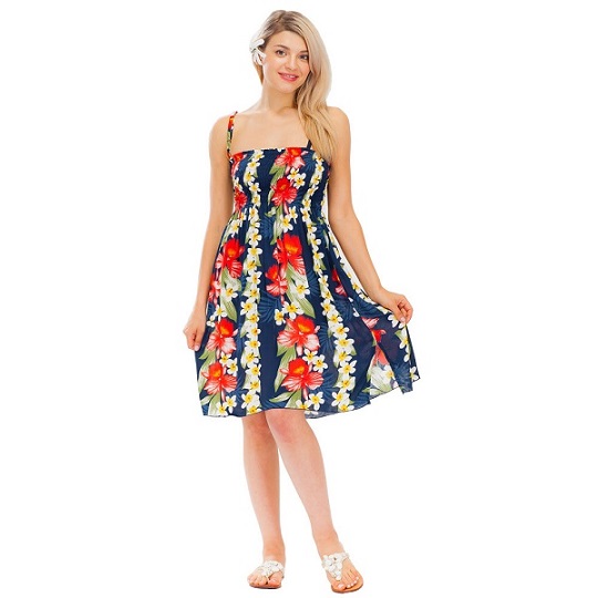 Women's Short Dress With FLOWERS