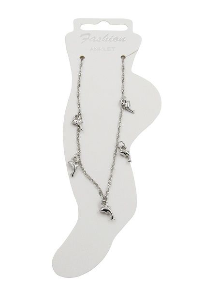 Dolphin Charm Anklet