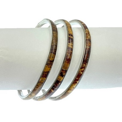 Banana Bark Bangle(5MM)