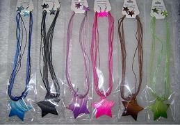 STAR SEA ShEll PEndAnt NEcklAcE SEt