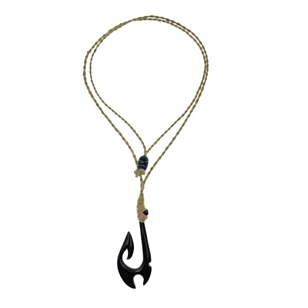 Buffalo Horn Hook NECKLACE