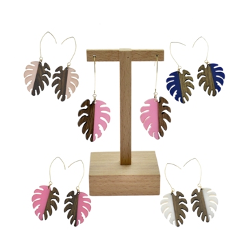 Monstera Leaf EARRINGS