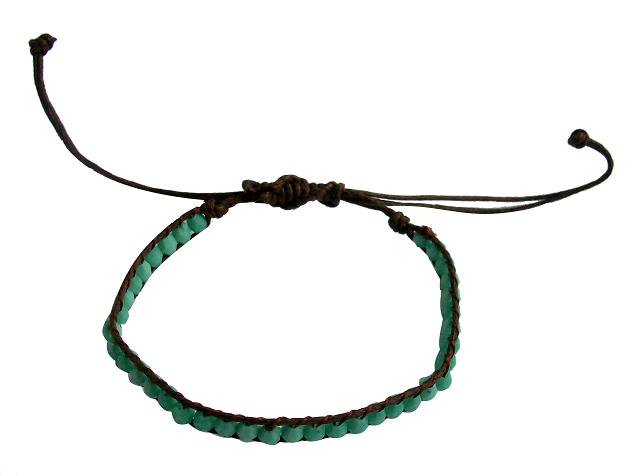 Single Line Turquoise Stone Bracelet