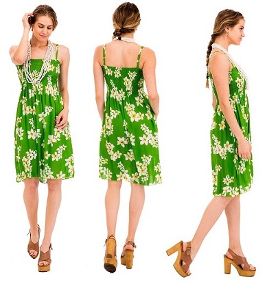 Women's Beach DRESS - Flowers