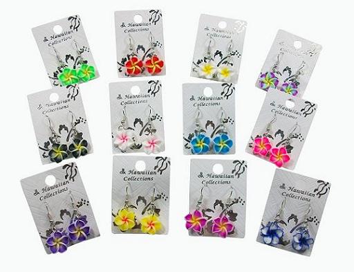 Fimo FLOWER Earrings Hooks