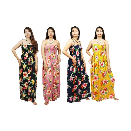 Women's Summer Stripe Long Maxi DRESS