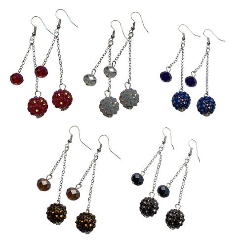 DANGLE Crystal Fashion Earrings.