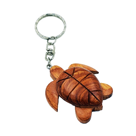 Bayong Wood Turtle Key Chains