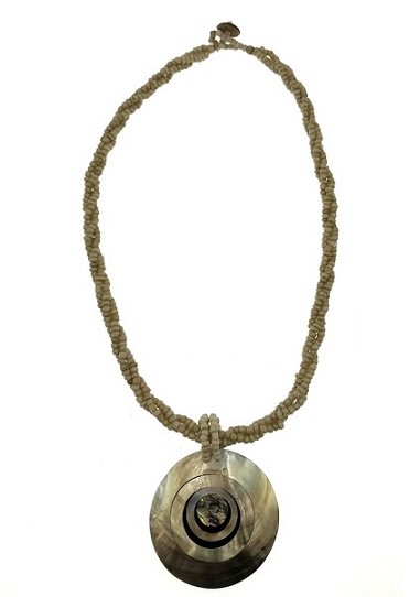 ABALONE Shell  MOP Pendant Necklace