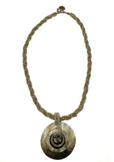 Abalone Shell  MOP Pendant Necklace