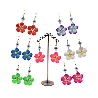 Fimo Flower Earrings