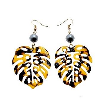 Monstera Leaf EARRINGS