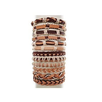 LEATHER Bracelet (Beige)
