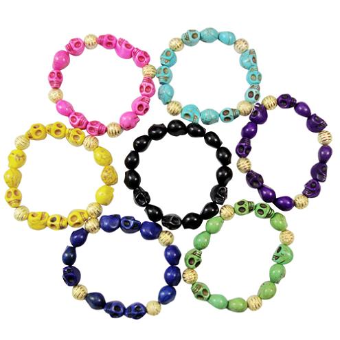 Colored skull BRACELETs