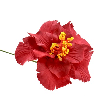 Double Hibiscus Flower With HAIR Stick