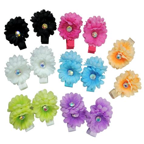 FLOWER Hair Clips(24 PCS/DZ)