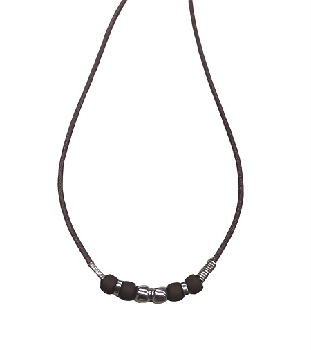 Dark Brown Wax Cord Necklace (No PENDANT)