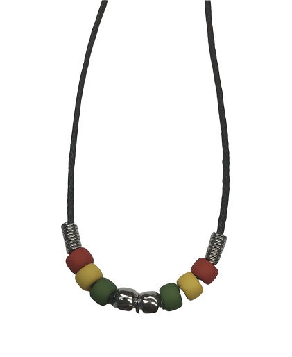 Rasta Black Cord NECKLACE