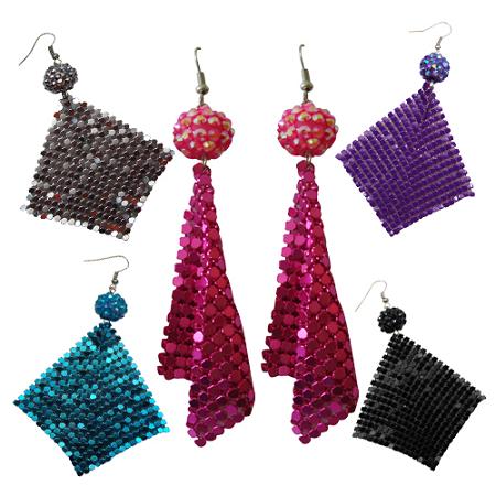 Crystal Chandelier Fashion Earrings.