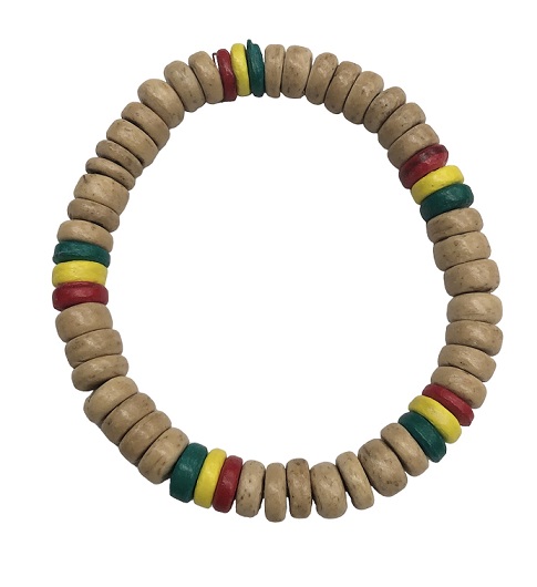 Tan / Rasta Coconut BRACELETs