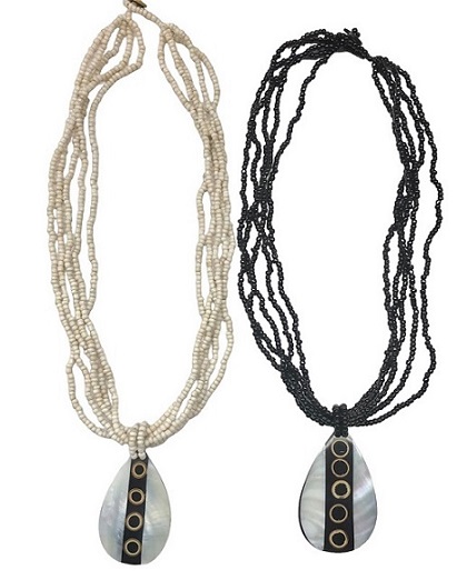 Bamboo With Shell Necklace