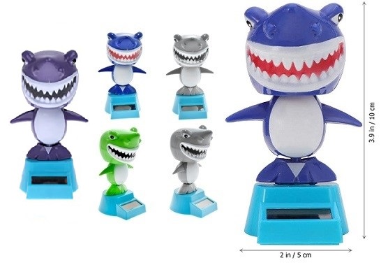 Bobble Head SOLAR Power Dancing Shark Toy