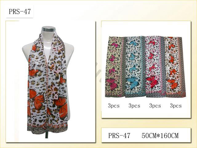 Butterfly Animal Print Summer SCARF