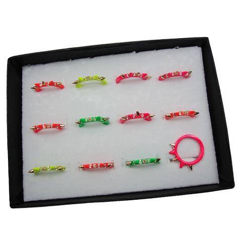 Neon Spikes Fashion RINGS