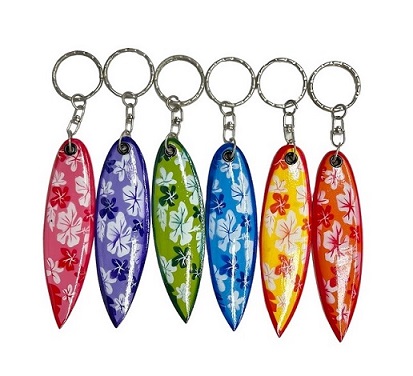 Hibiscus FLOWER Surf KeyChain