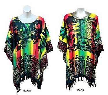 Rasta Poncho Top/DRESS