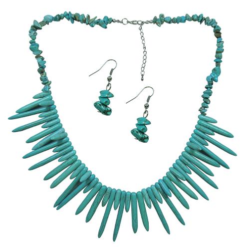 Turquoise  NECKLACE & Earring Set