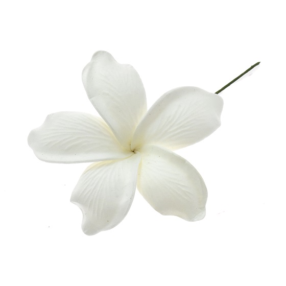 Plumeria Foam  Flower HAIR Stick