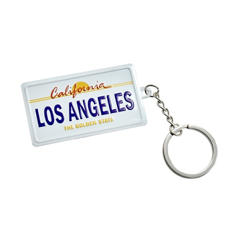''Los Angeles '' California Classics LICENSE PLATE  Key Chains