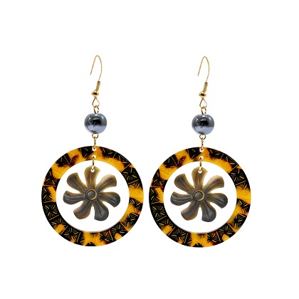 Tiare Shell PENDANT Earrings