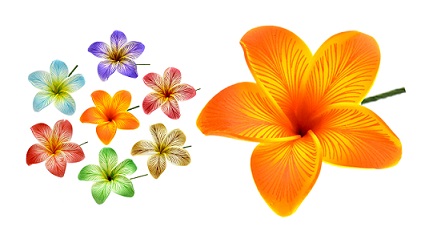Plumeria Flower HAIR Stick