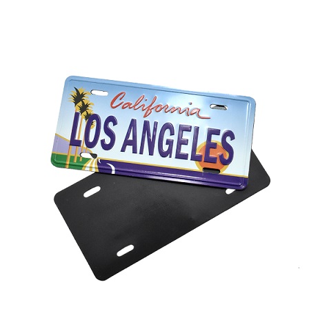 ''Los Angeles'' California Beach License Plate Fridge Magnet